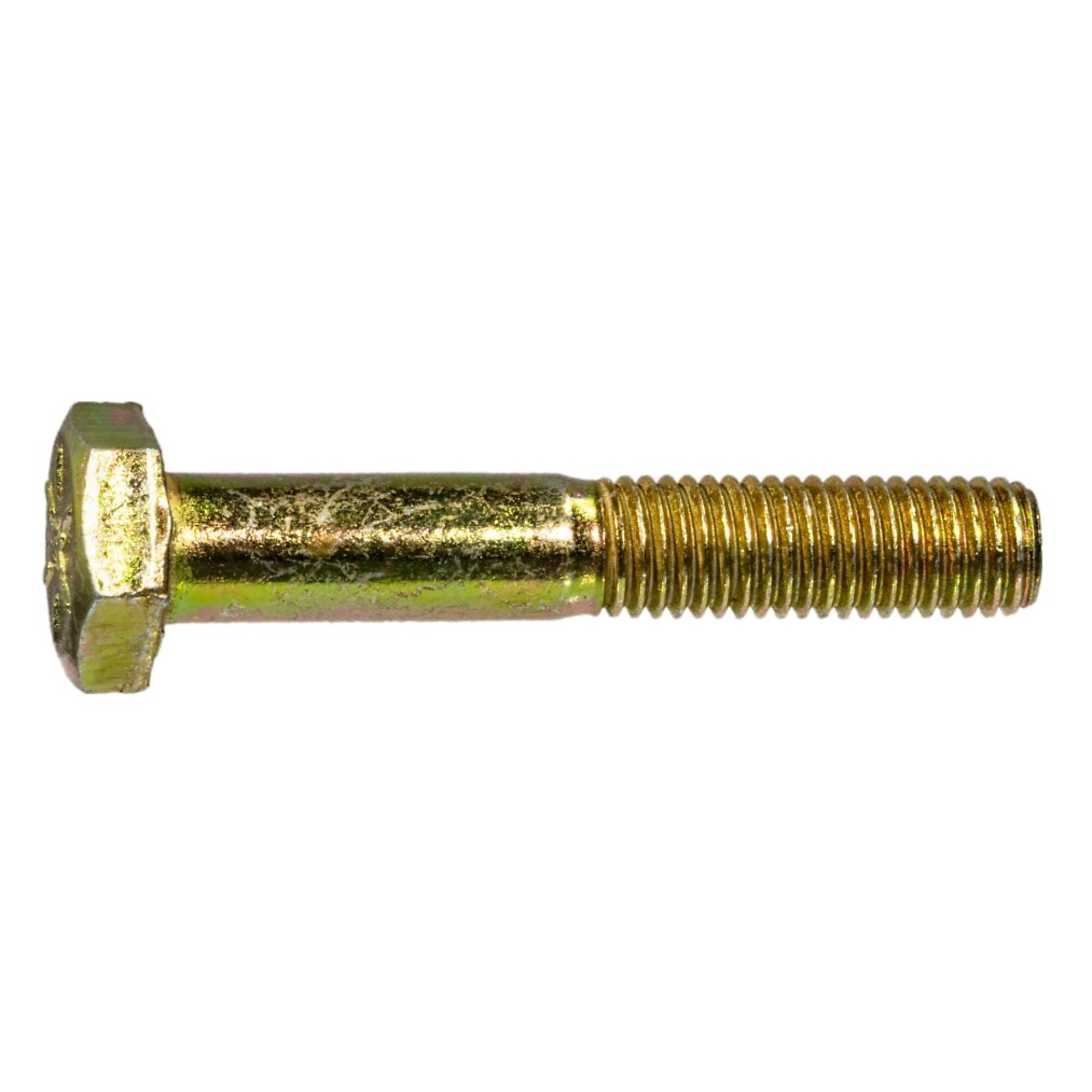 Midwest Fastener Hex Cap Screws - 1/4in.-28 x 1-1/2in., Zinc Plated Grade 8 Steel, Fine Thread, 50 Pcs, Model# 00829